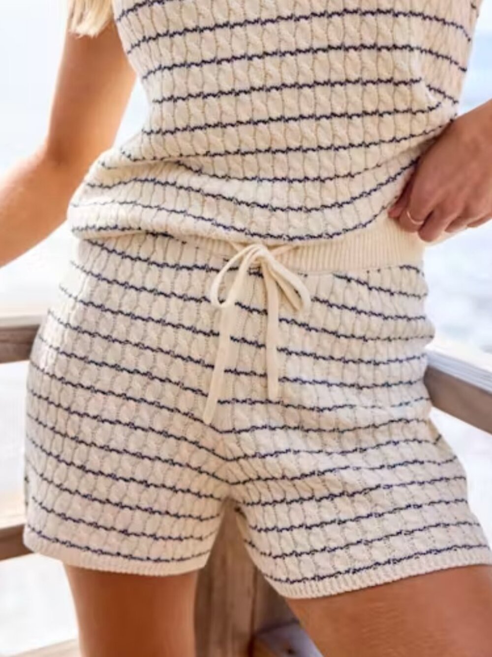 Stitches Stripes Toni Short